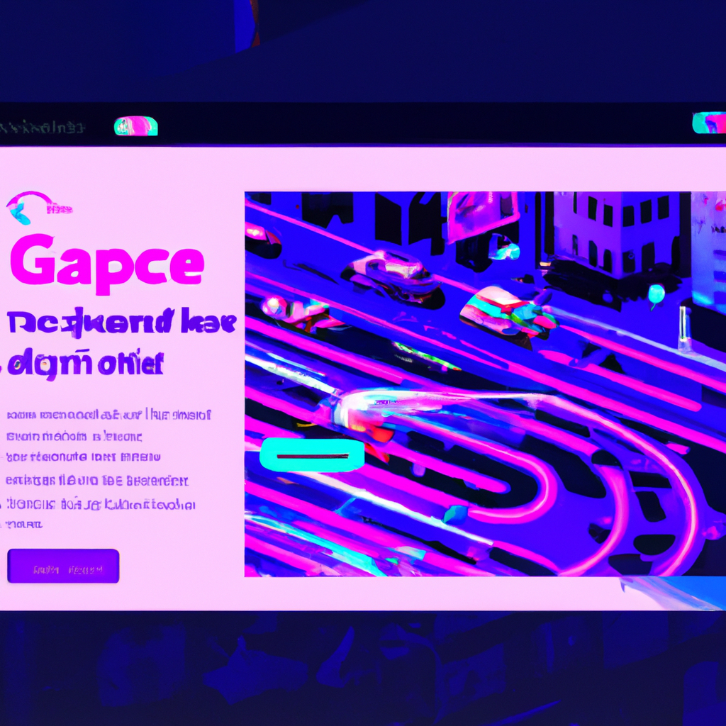Gallery tile: neon racer screenshot